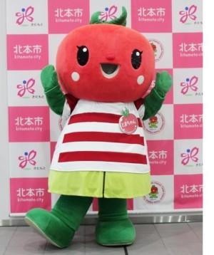 ゆるキャラ「とまちゃん」の写真