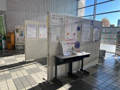 女性に対する暴力をなくす運動パネル展