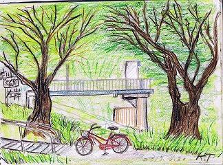 (イラスト)天神下公園