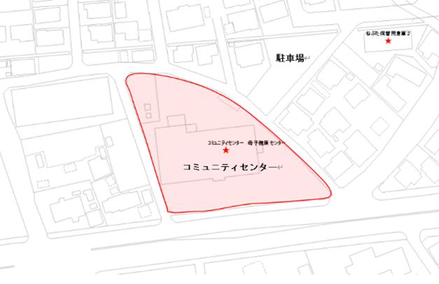 コミュニティセンター位置図
