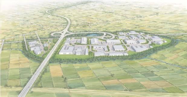 (田園都市産業ゾーンイメージパース:埼玉県HPより転載)