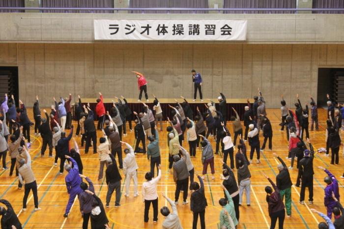 ラジオ体操講習会の様子