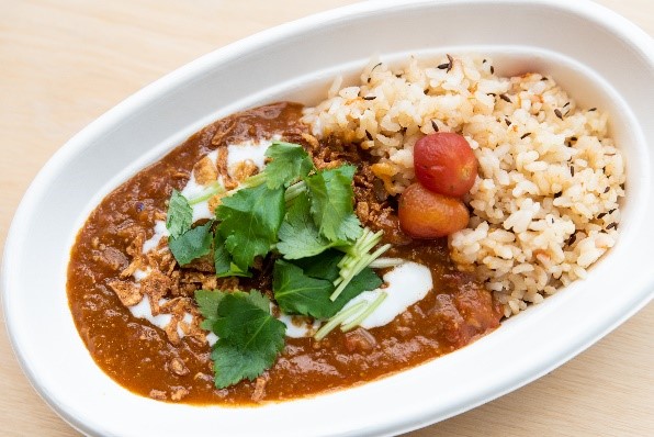 アンドグリーンカフェのオリジナル北本トマトカレー