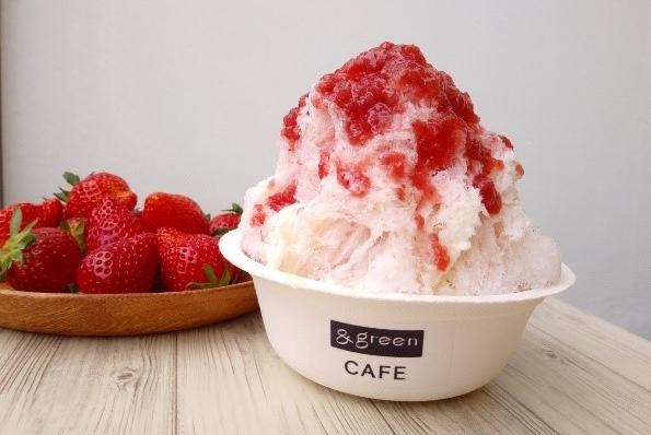 アンドグリーンカフェの夏季限定かき氷