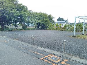 寿命院の駐車場