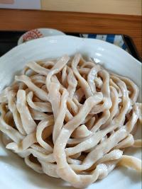 うどんのアップの写真