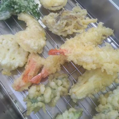 まほろばの揚げたての天ぷら