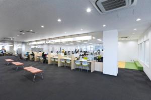 2階こども課・健康づくり課とキッズスペース