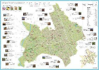 (イラスト)北本市の地図