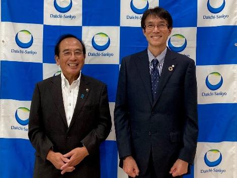 企業訪問先にて