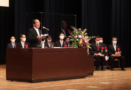 式典での市長式辞