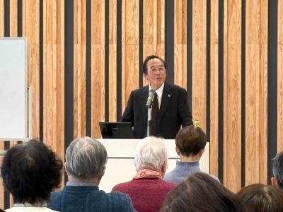 講演の市長挨拶