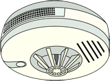 (イラスト)住宅用火災警報器