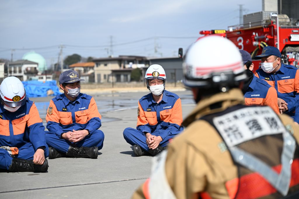 消防団連携訓練