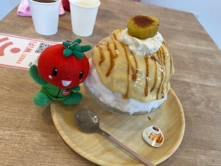 お芋のかき氷