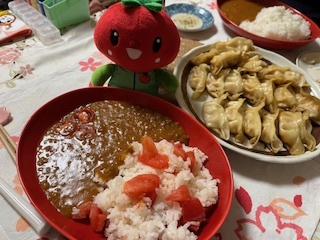 私が作った北本トマトカレー