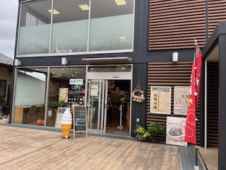 ＆green CAFEの入り口