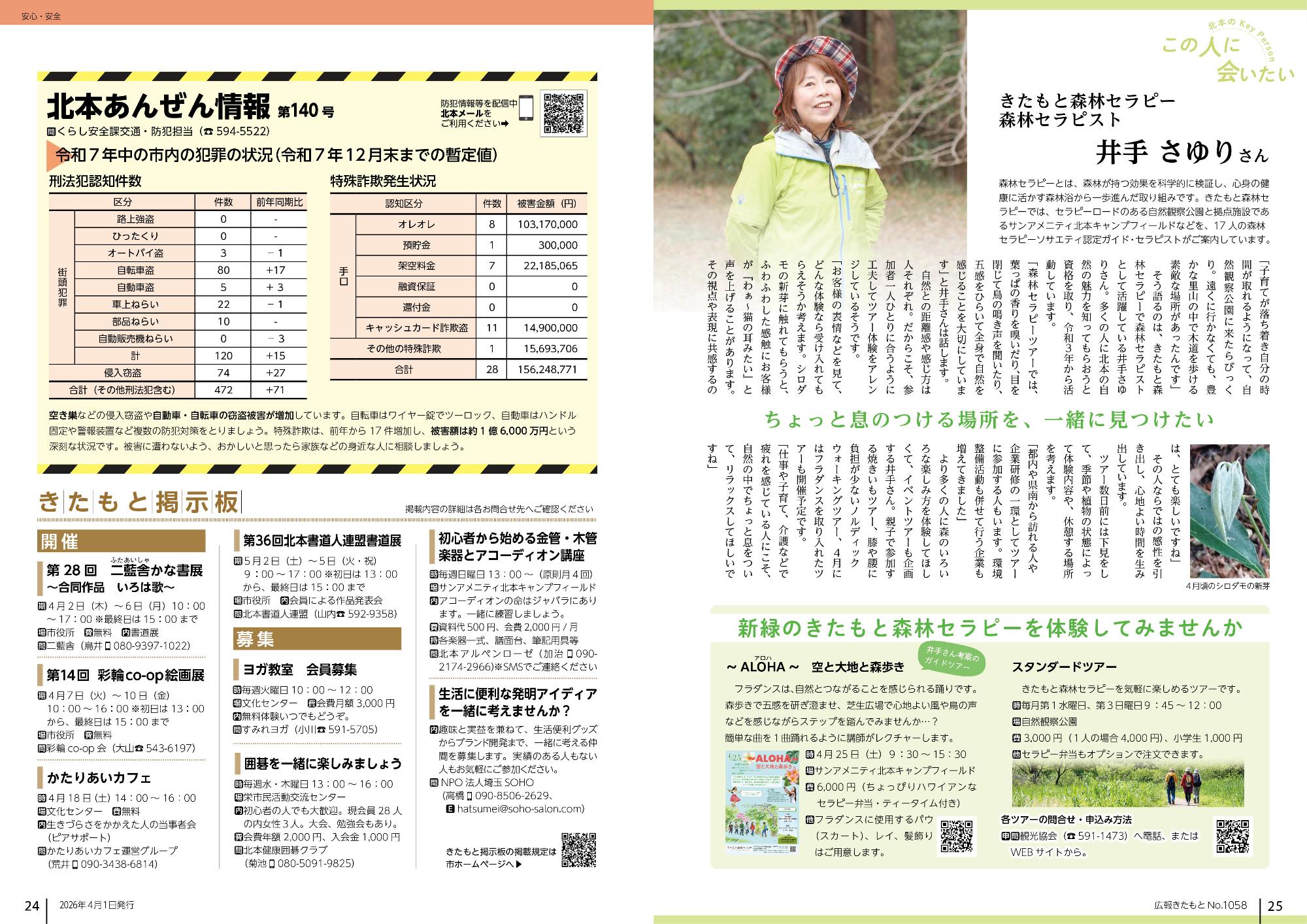 広報きたもと4月号