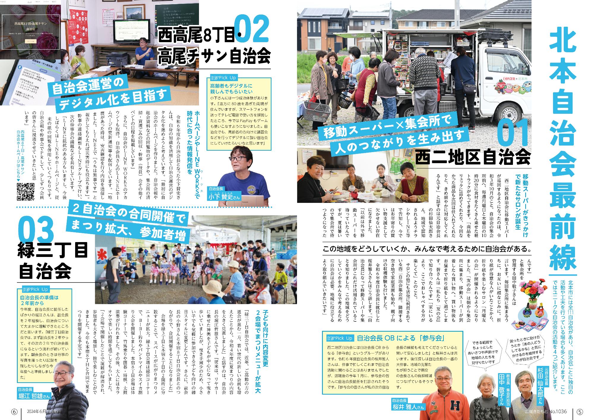 広報きたもと令和6年6月号特集