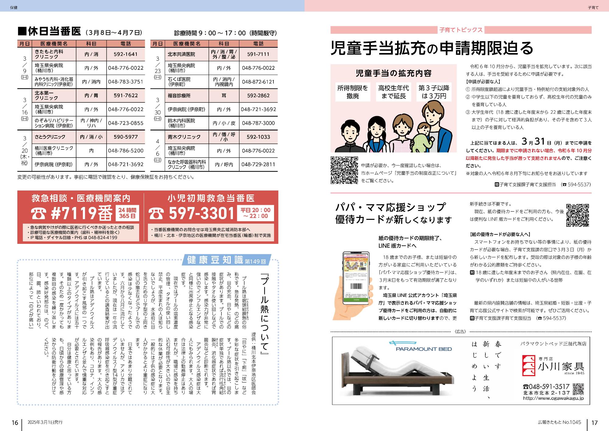 広報きたもと3月号