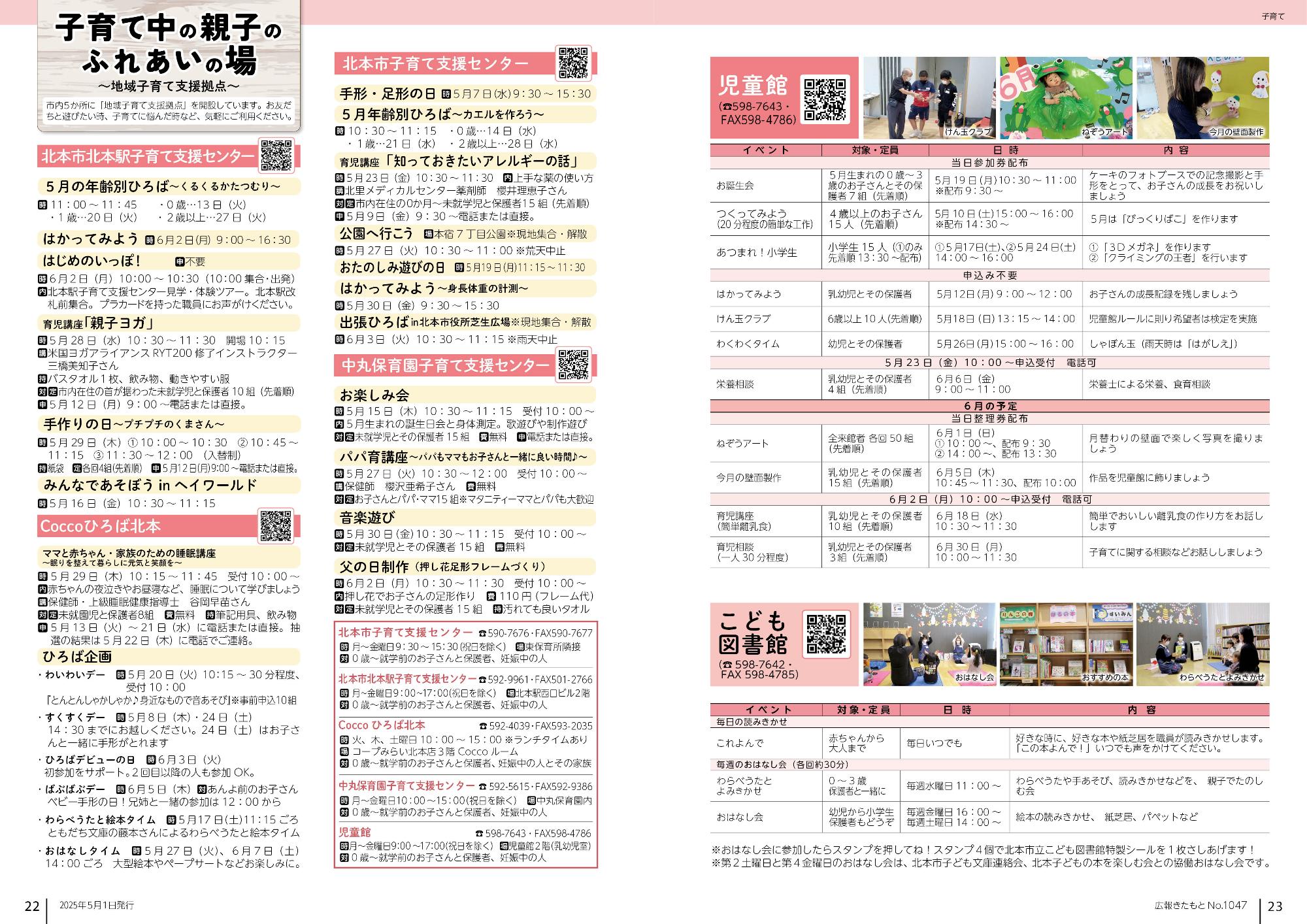 広報きたもと令和7年5月号保健