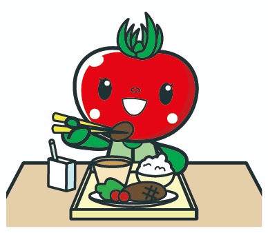 給食とまちゃん
