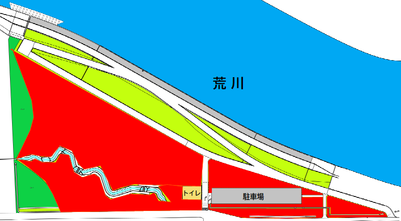 火気使用可能エリア