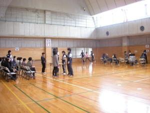 体力測定会場