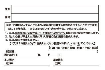 資格確認書（裏）