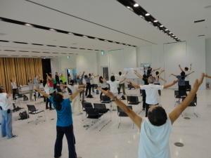 9月運動講習ラジオ体操