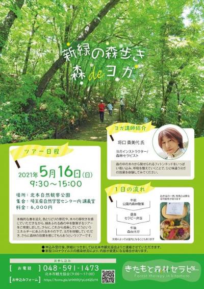 企画ツアー「新緑の森歩き＆森でヨガツアー