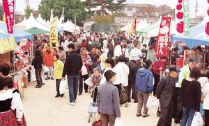 （写真）北本まつり「産業まつり」の様子