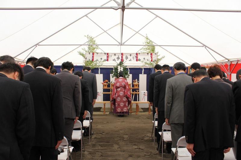 （写真）安全祈願祭神事の様子