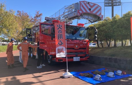 はしご車の写真