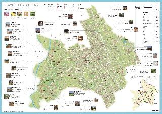 （イラスト）北本市の地図