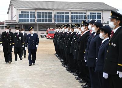 北本市消防団特別点検